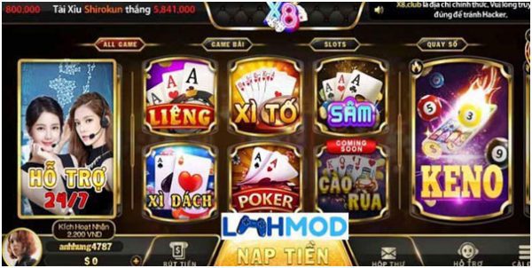 X8 Club - Đẳng cấp của cổng game đứng đầu Châu Á 3