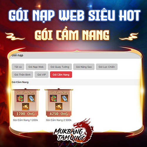 Nạp thẻ Mukbang Tam Quốc 3