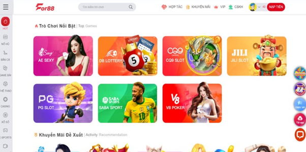 FOR88 uy tín nhất Châu Á 3